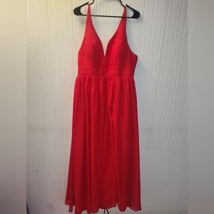Red dress